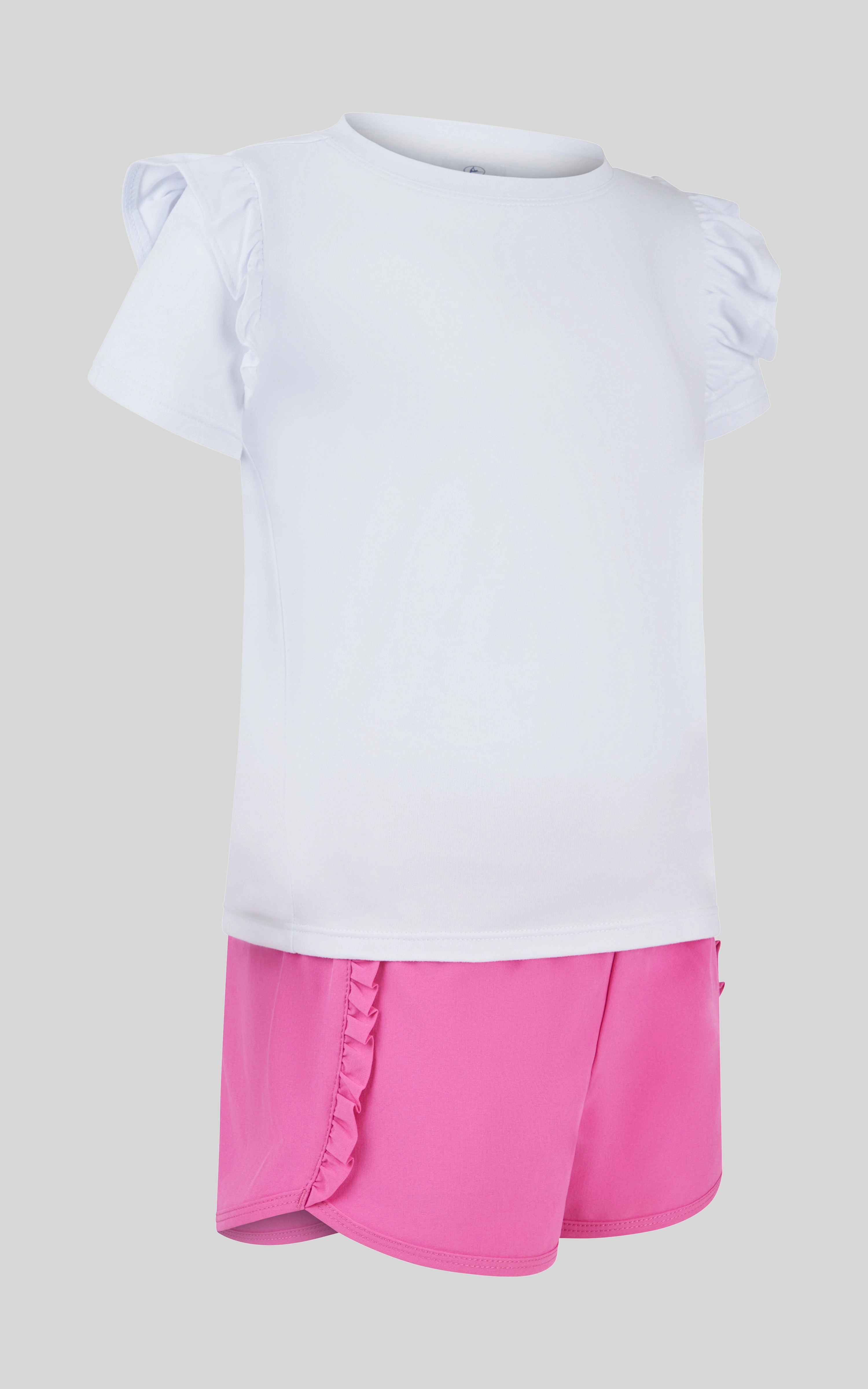 Toddler Girls 2 PC Short Sleeve Top and Lightstreme Running Short
