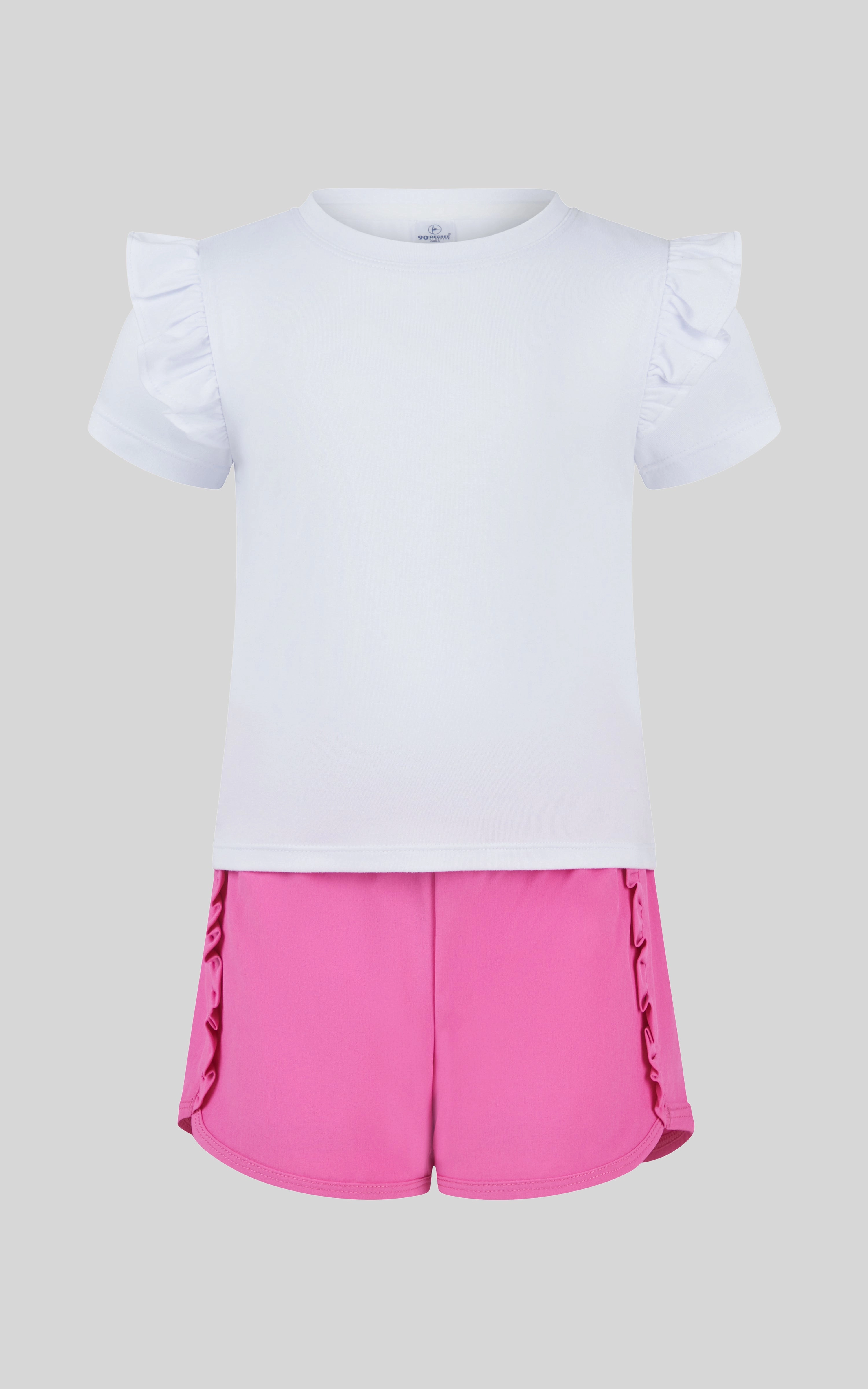 Toddler Girls 2 PC Short Sleeve Top and Lightstreme Running Short