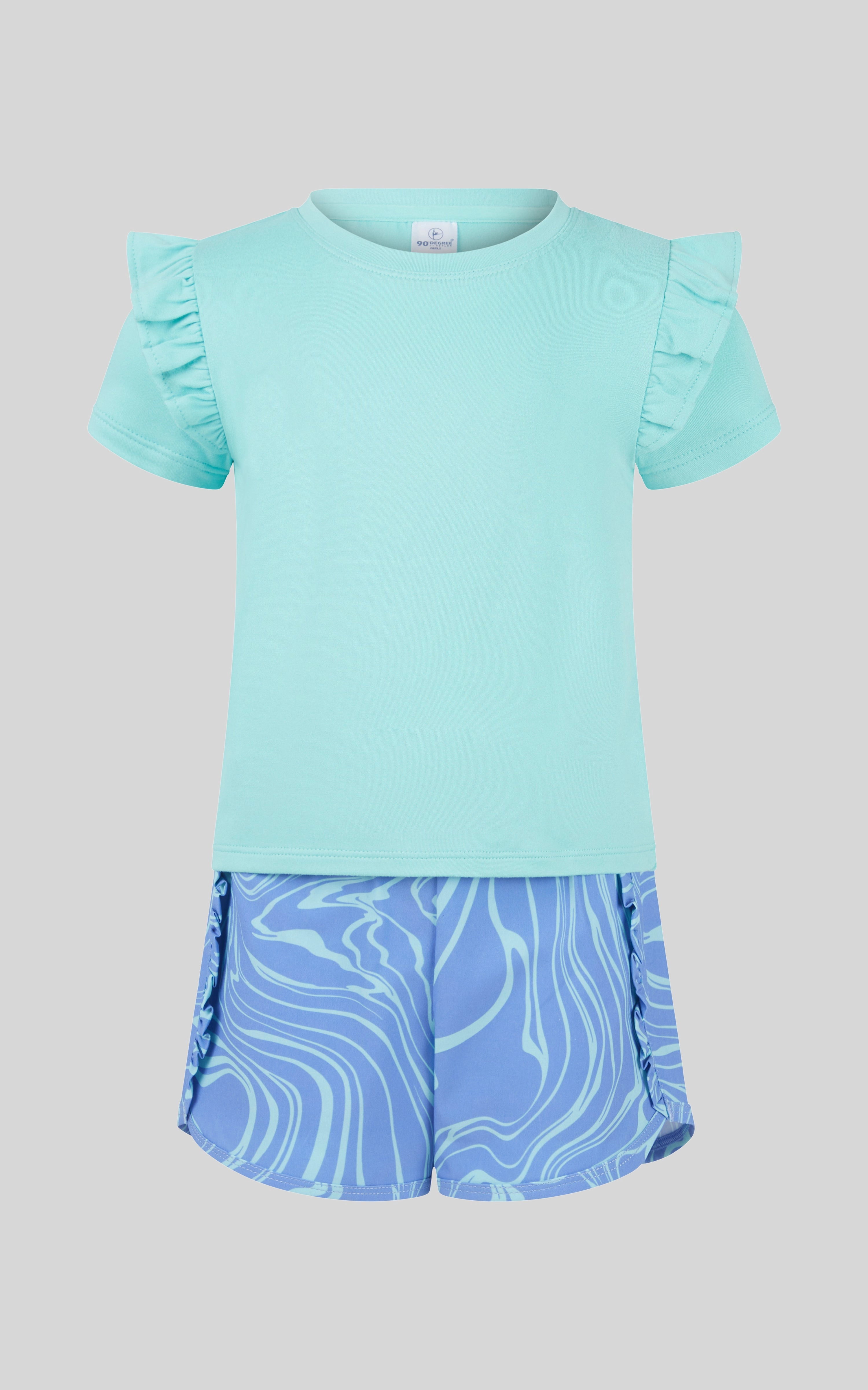Toddler Girls 2 PC Short Sleeve Top and Lightstreme Running Short