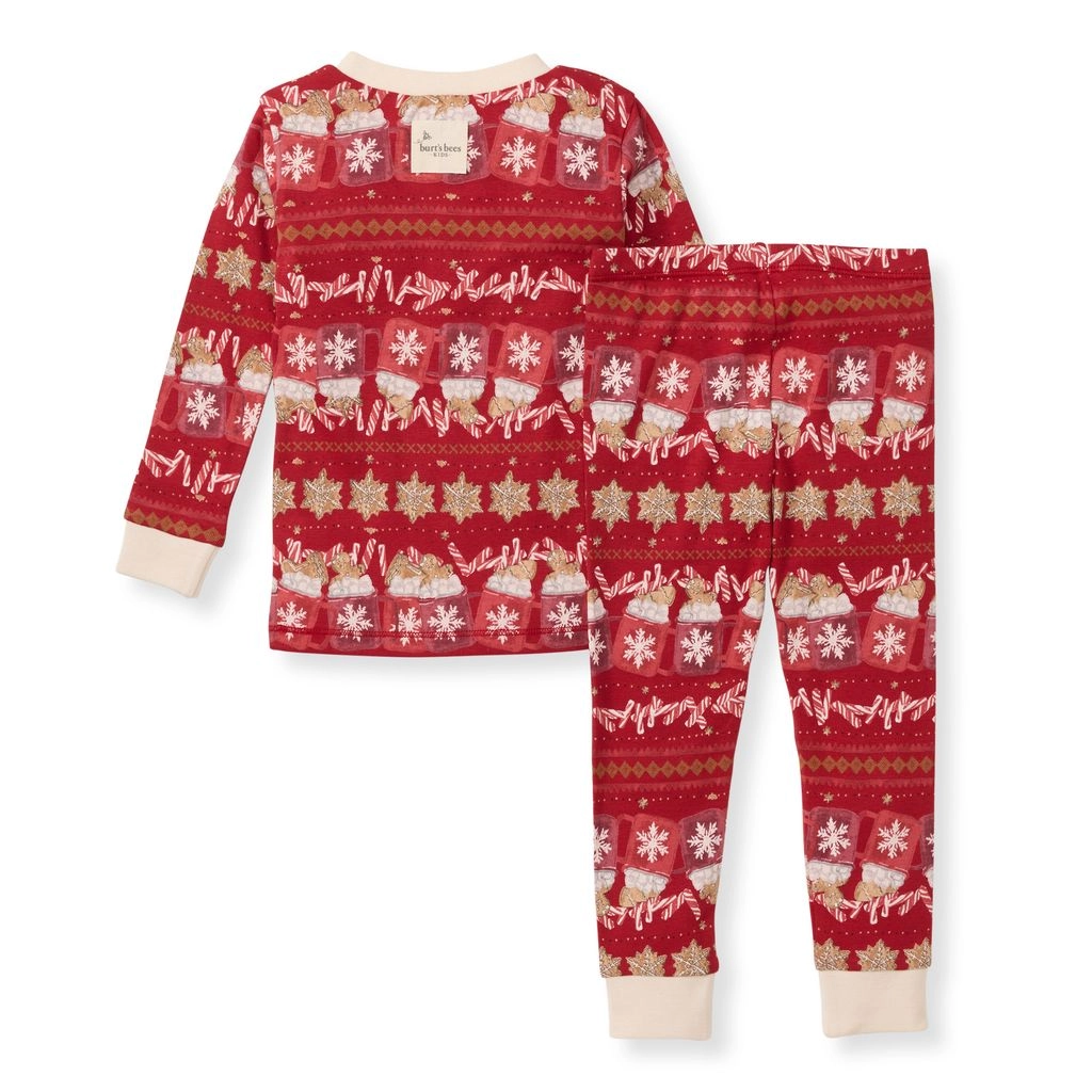 Toddler Matching Family Pajamas - Hot Cocoa - Cardinal