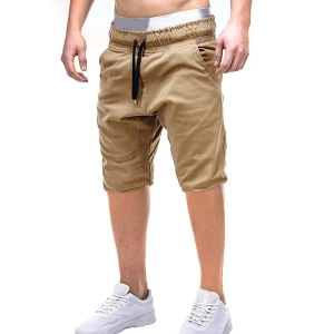 West Louis™ Brand Breathable Cotton Drawstring Short