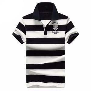 West Louis™ Summer Breathable Striped Polo