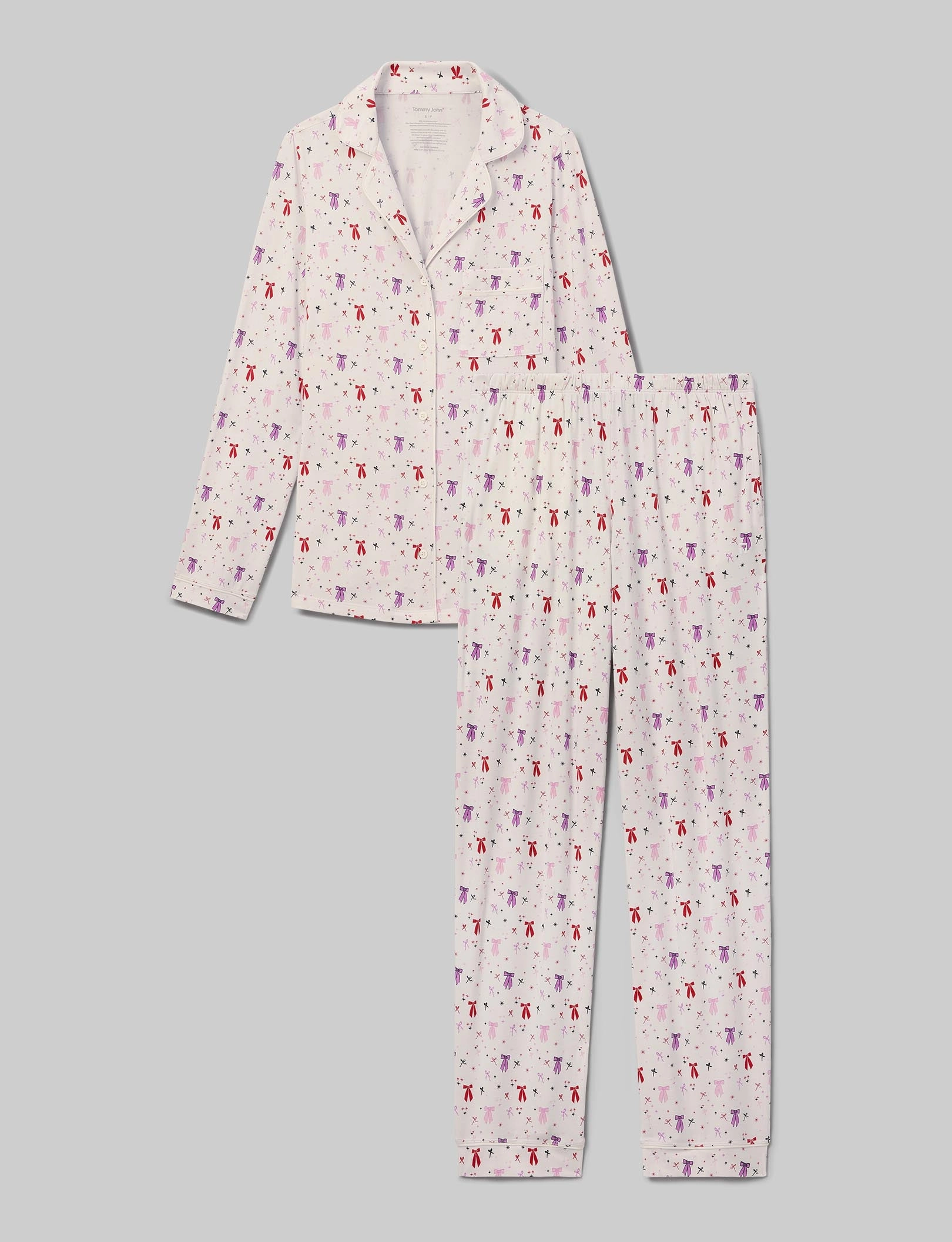 Women's Downtime Long Sleeve Pajama Top & Pant Set