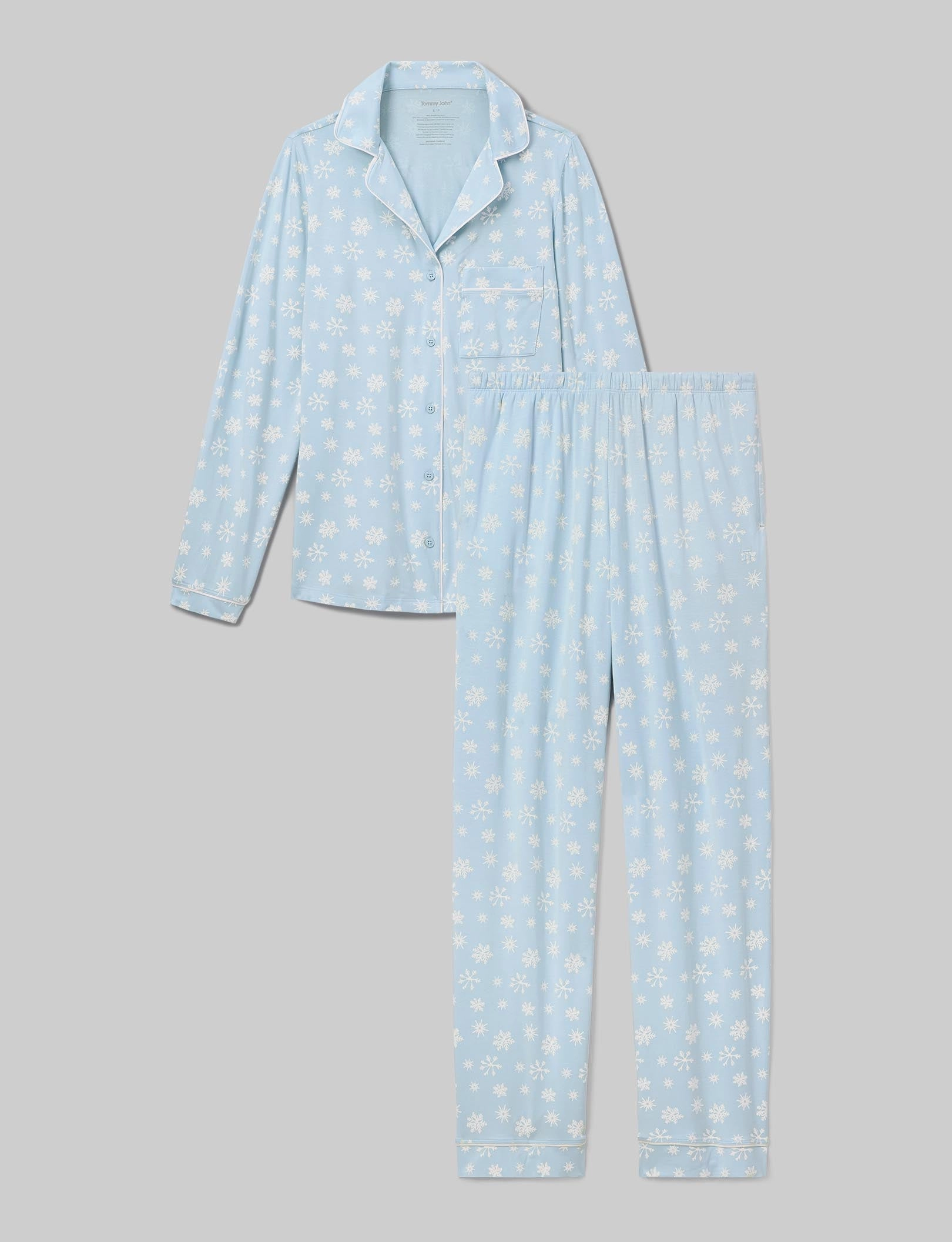 Women's Downtime Long Sleeve Pajama Top & Pant Set