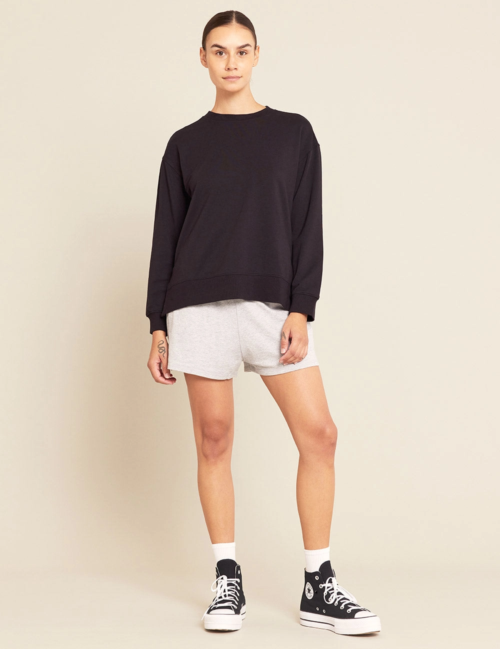 Women's Lightweight Pullover - Black