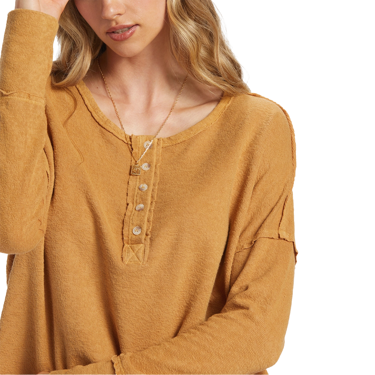 Women's New Anyday Henley Top