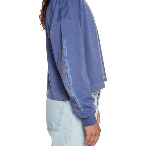 Women's Oversize Cropped Long Sleeve Tee