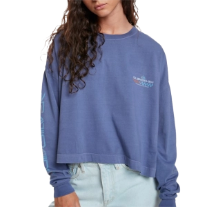 Women's Oversize Cropped Long Sleeve Tee