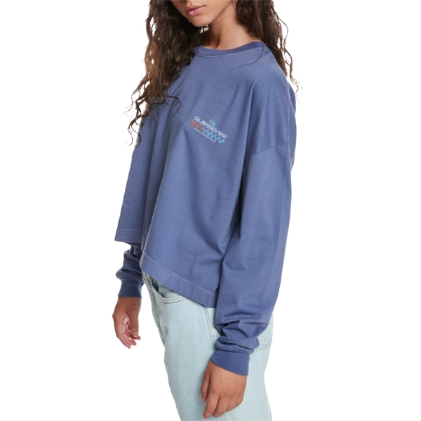 Women's Oversize Cropped Long Sleeve Tee