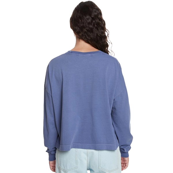 Women's Oversize Cropped Long Sleeve Tee