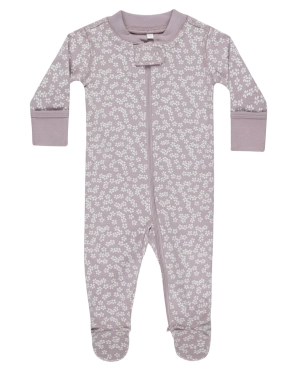 Zip Long Sleeve Sleeper Footie - Lavender Ditsy