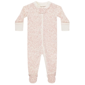 Zip Long Sleeve Sleeper Footie - Pink Blossom