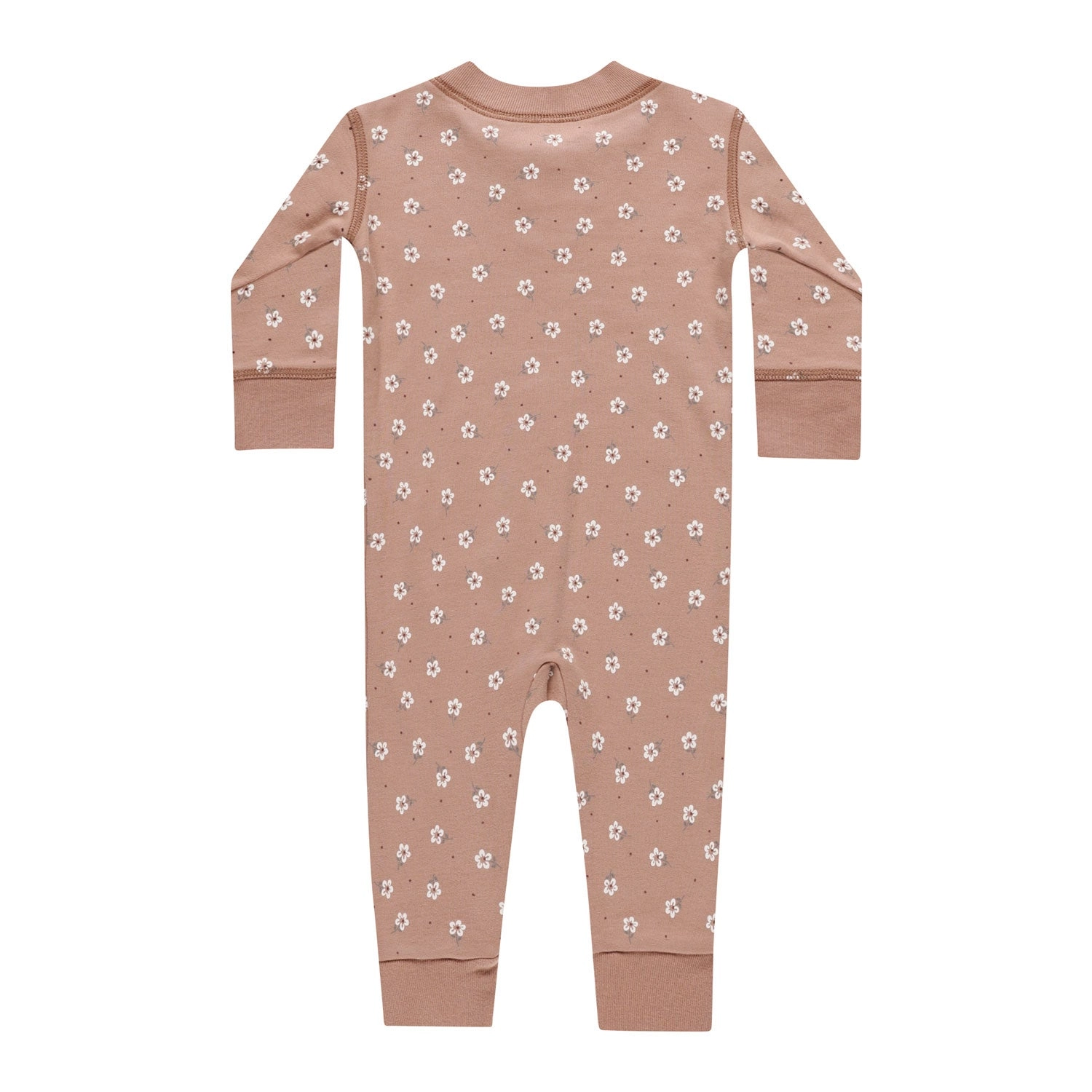 Zip Long Sleeve Sleeper - Rose Ditsy - FINAL SALE