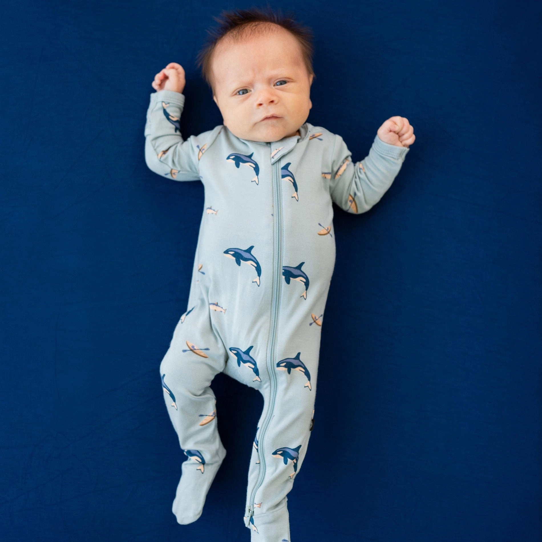 Zippered Footie - Coastline