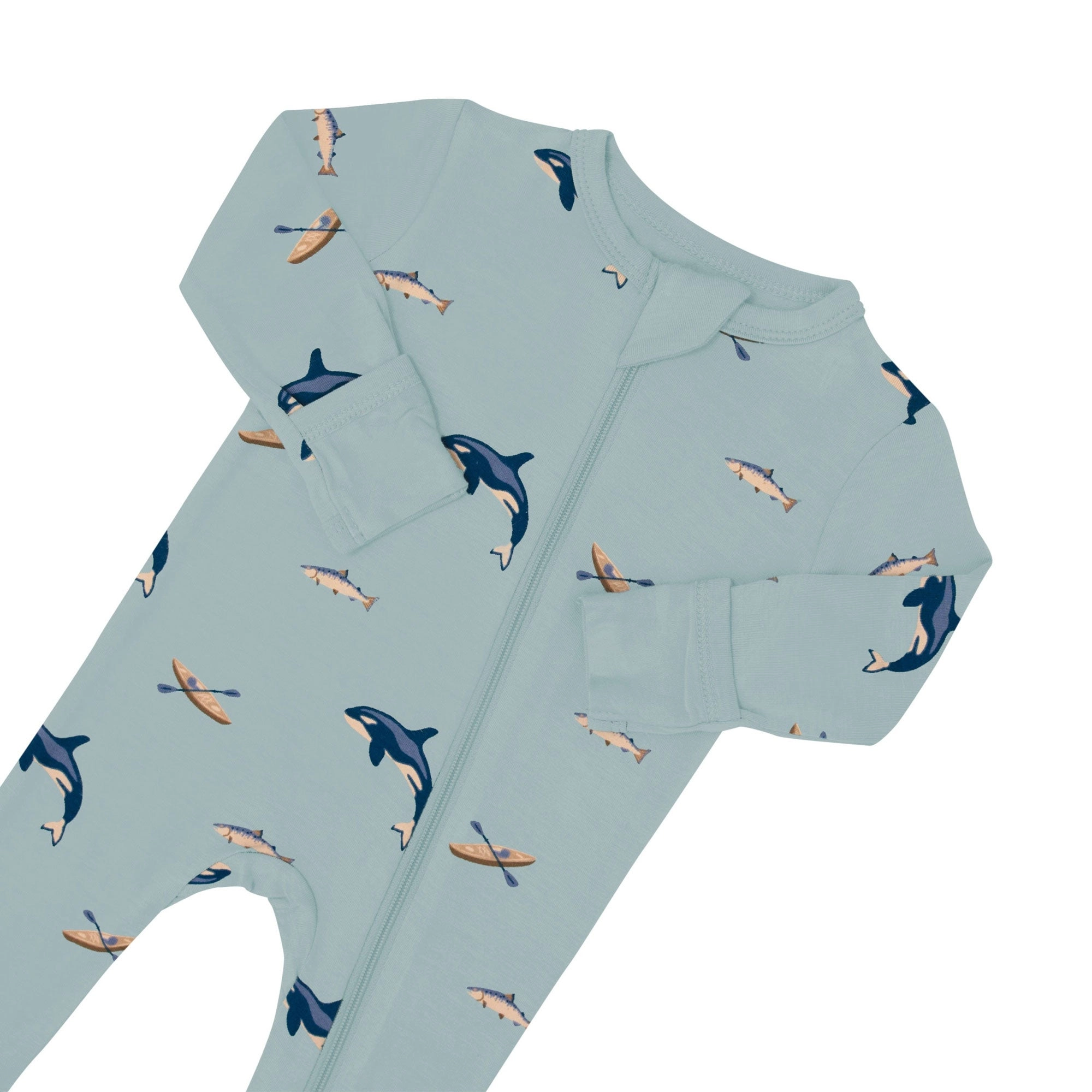 Zippered Footie - Coastline