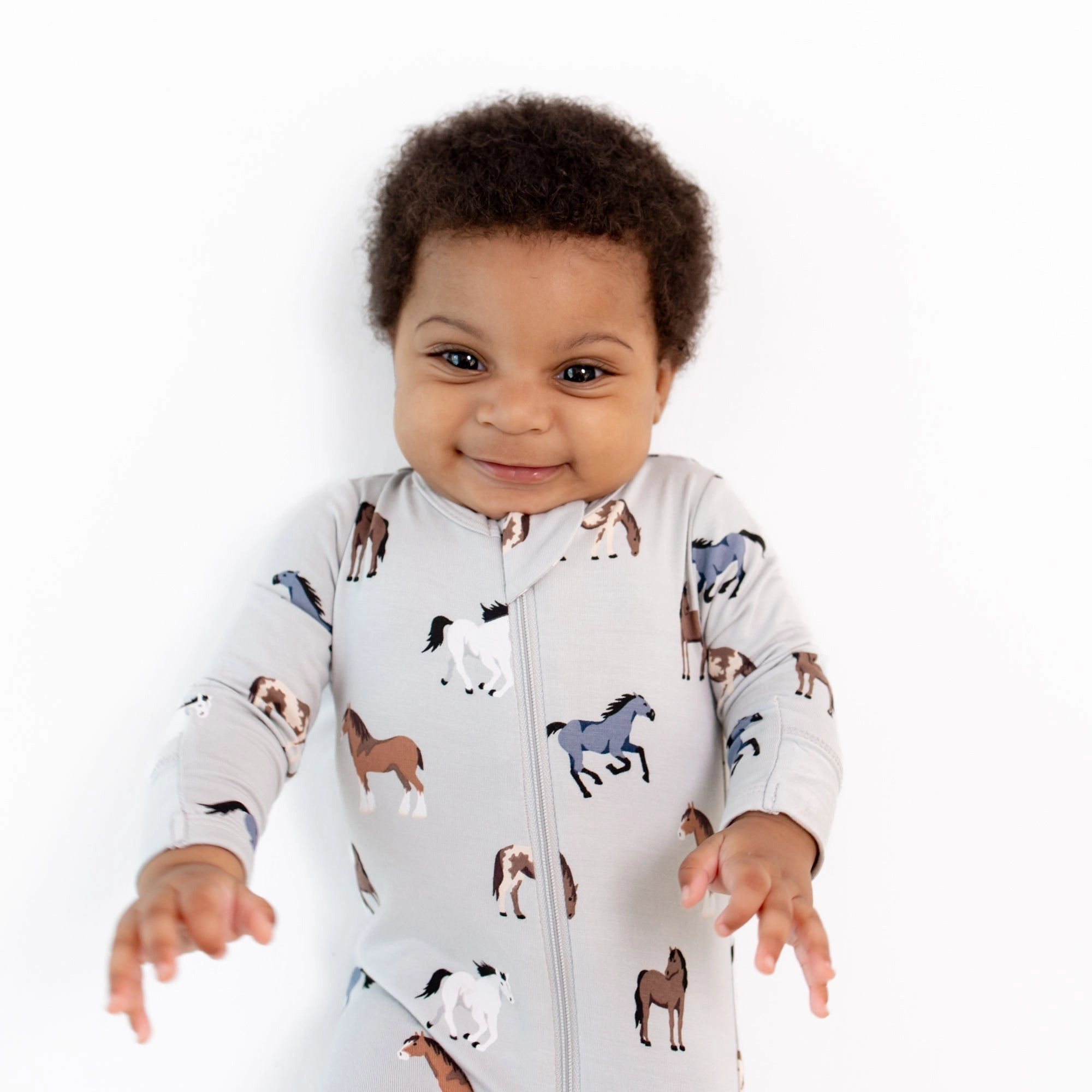 Zippered Footie - Horse
