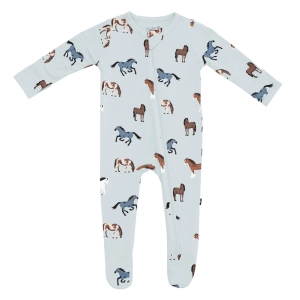 Zippered Footie - Horse